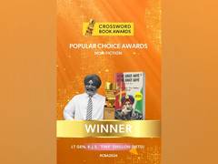 
      
      Retired Lt Gen Kanwal Jeet Singh Dhillon won Crossword Books Awar
      
      