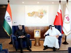 
      
      India, Bahrain discuss trade, healthcare, defence, energy
      
      