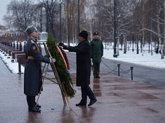 
      
      Rajnath Singh lays wreath at Tomb of Unknown Soldier in Moscow
      
      