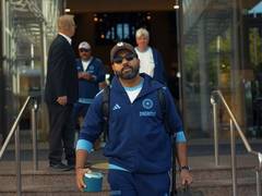 
      
      BGT 2024-25: Rohit Sharma-led Team India lands in Brisbane
      
      