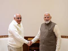 
      
      Gujarat CM Bhupendra Patel meets PM Modi in Delhi
      
      