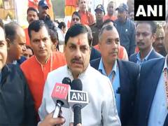 
      
      MP CM Mohan Yadav participates in yoga camp in Ujjain
      
      