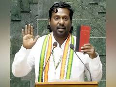 
      
      Congress' Vijay Vasanth moves adjournment motion in LS
      
      