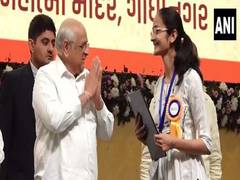 
      
      Gujarat CM hands over appointment letters to 581 candidates 
      
      