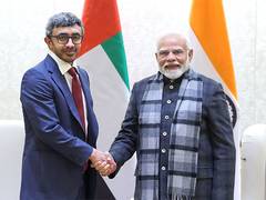
      
      PM Modi welcomes UAE Deputy PM, discusses India-UAE strategic par
      
      