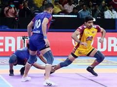 
      
      Dabang Delhi KC move to second place with win over Telugu Titans
      
      