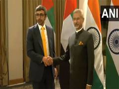 
      
      EAM Jaishankar meets UAE counterpart Zayed Al Nahyan
      
      
