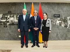 
      
      India, Iran, Armenia hold 2nd trilateral consultations in Delhi
      
      