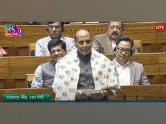 
      
      Rajnath Singh attacks Congress in Lok Sabha
      
      
