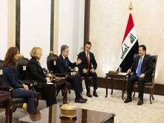 
      
      Blinken meets Iraqi PM in Baghdad to discuss Syria's future
      
      