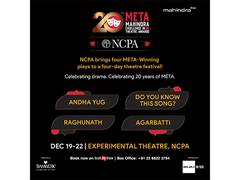 
      
      NCPA META Festival To Showcase 4 Award-Winning
      
      