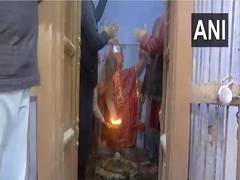 
      
      UP: 'Aarti' performed at reopened temple in Sambhal
      
      