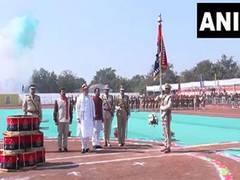 
      
      Amit Shah attends ceremony to present President’s Colour Award 
      
      