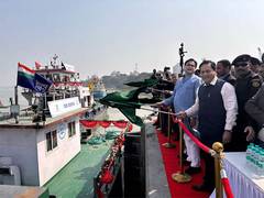 
      
      Sarbananda Sonowal flags off ships, commences fixed scheduled ser
      
      