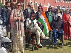 
      
       Para-Olympian Deepa Malik flags off 