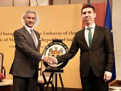 
      
      EAM, Dy PM inaugurate Embassy of Moldova in Delhi
      
      