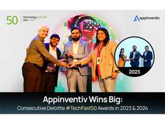 
      
      Appinventiv Wins Big: Consecutive Deloitte Tech Fast 50 Awards 
      
      