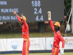 
      
      Zimbabwe fined for slow overate in 3rd T20I against Afghanistan 
      
      