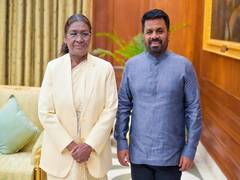 
      
      Sri Lankan President Dissanayake meets President Murmu
      
      