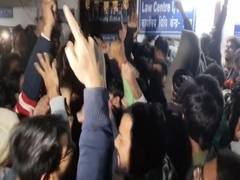 
      
      Students protest outside DU Law Faculty demanding exam extension
      
      