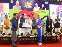 
      
      Madhya Pradesh CM Mohan Yadav awards Rs 25.39 crore to athletes
      
      