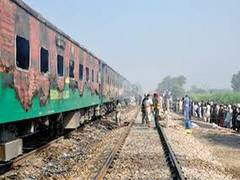 
      
      Pakistan's Tezgram Express catches fire
      
      