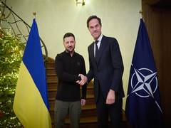 
      
      Zelenskyy, NATO Chief hold meeting to strengthen air defence
      
      