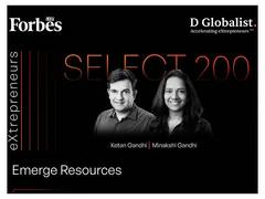 
      
      Emerge Resources Recognized in Forbes India 
      
      