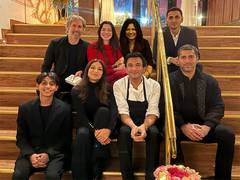 
      
      Anne Hathaway visits Vikas Khanna's restaurant in NY
      
      