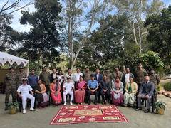 
      
      Army felicitates five newly commissioned officers from Manipur 
      
      