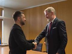 
      
      Zelenskyy meets Czech PM Petr Fiala, discusses defence needs 
      
      