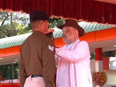 
      
      Amit Shah lauds SSB on 61st Raising Day, praises border...
      
      