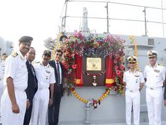 
      
      Warships Nilgiri, Surat delivered to Indian Navy
      
      
