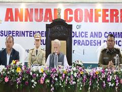 
      
      Arunachal Pradesh Governor addresses conference of SPs and Comman
      
      