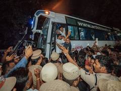 
      
      TN: Annamalai, others detained while protesting against DMK govt
      
      