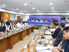 
      
      Amit Shah chairs 72nd North Eastern Council plenary session
      
      