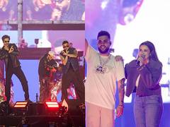 
      
      Vicky Kaushal-Karan Aujla perform 'Tauba Tauba' at Mumbai concert
      
      