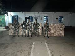 
      
      BSF Meghalaya foils smuggling attempt, seizes contraband
      
      