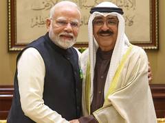 
      
      PM Modi meets Amir of Kuwait
      
      