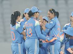 
      
      1st ODI: India Women clinch 211-run win over Windies
      
      