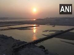 
      
      Maha Kumbh: Tents set up at banks of Sangam
      
      