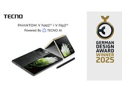 
      
      German Design Awards Honor TECNO PHANTOM V Fold2 5G 
      
      