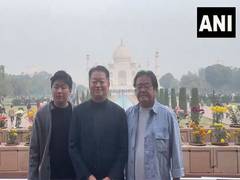 
      
      Governor of Japan's Yamanashi, delegates visit Taj Mahal
      
      