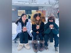 
      
      Jennifer Lopez shares snowy pictures with kids
      
      