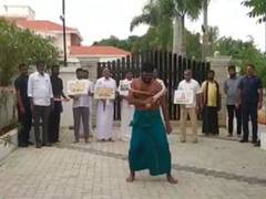 
      
      TN BJP chief Annamalai whips himself as he protests over sexual assault at Anna University
      
      
