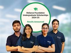 
      
      Reliance Foundation Undergraduate Scholarships results announced 
      
      