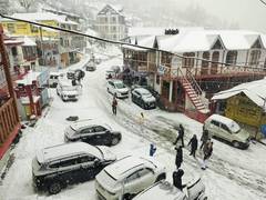 
      
      Uttarakhand: High-altitude areas of Uttarkashi receive snowfall
      
      