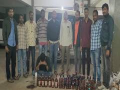 
      
      Excise Police crack down on liquor smuggling in Hyderabad 
      
      