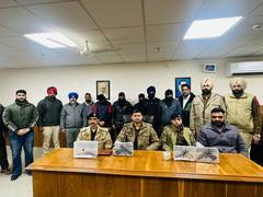 
      
      Punjab Police arrest 5 gang members in Tarn Taran
      
      