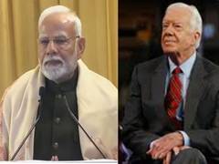 
      
      PM Modi expresses grief over former US Prez Jimmy Carter's demise
      
      